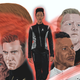 A painting of the Discovery cast.